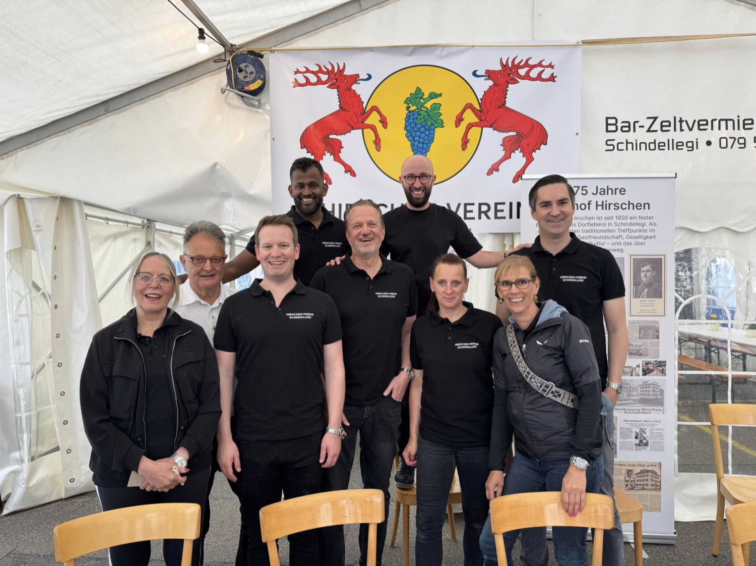 Team des Hirschenvereins Schindellegi