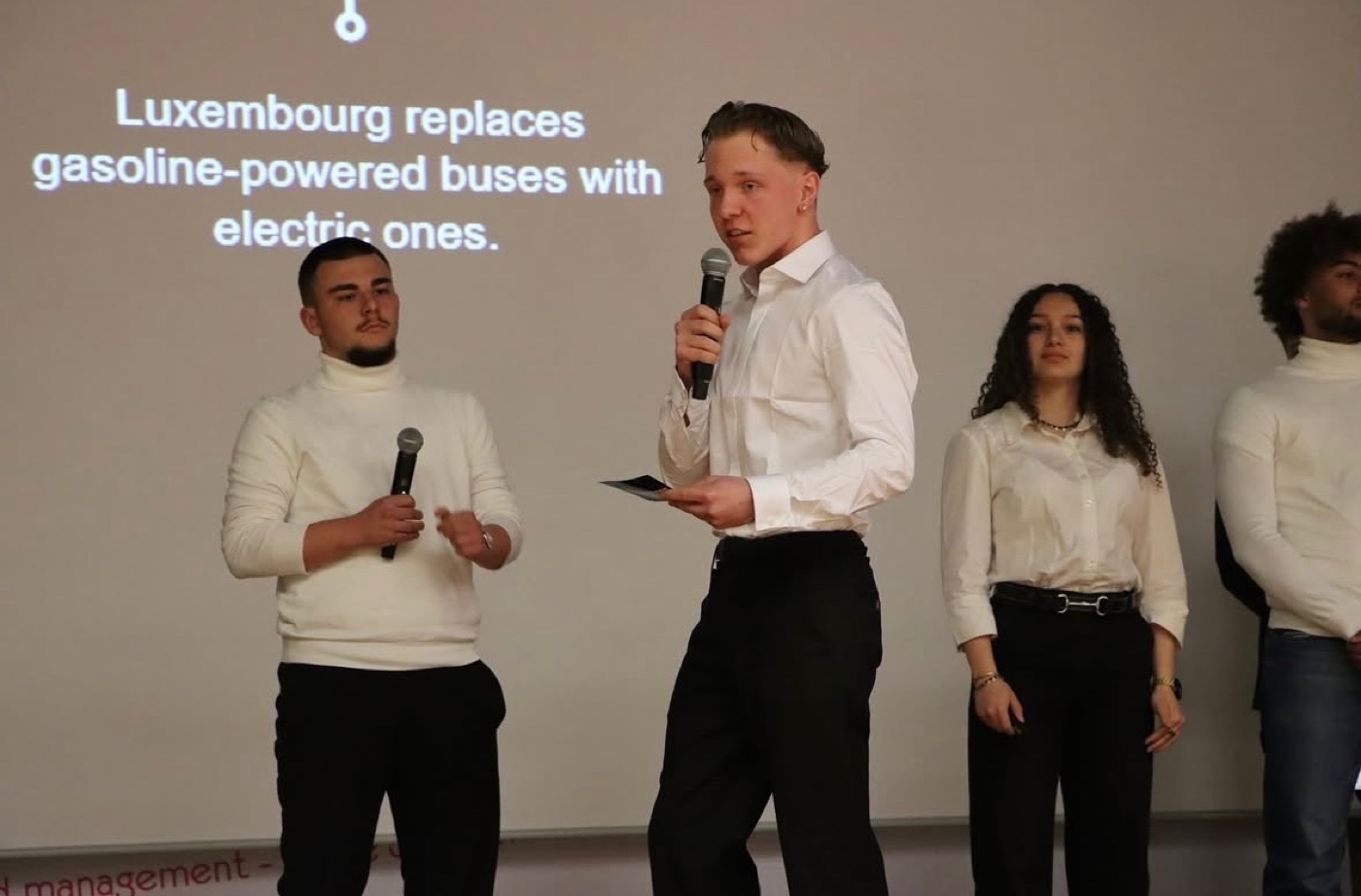 Präsentation des Business-Case mit dem Team