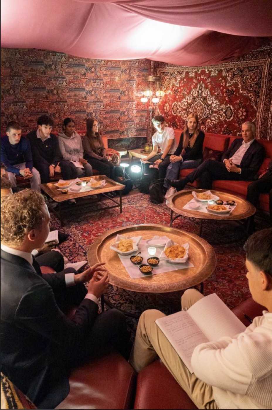 Executive Roundtable Setting
